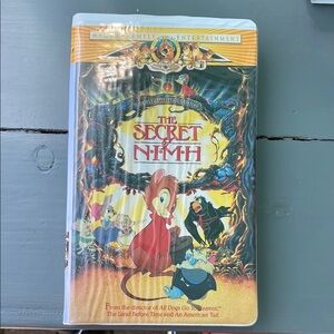 The Secret of NIMH VHS Tape